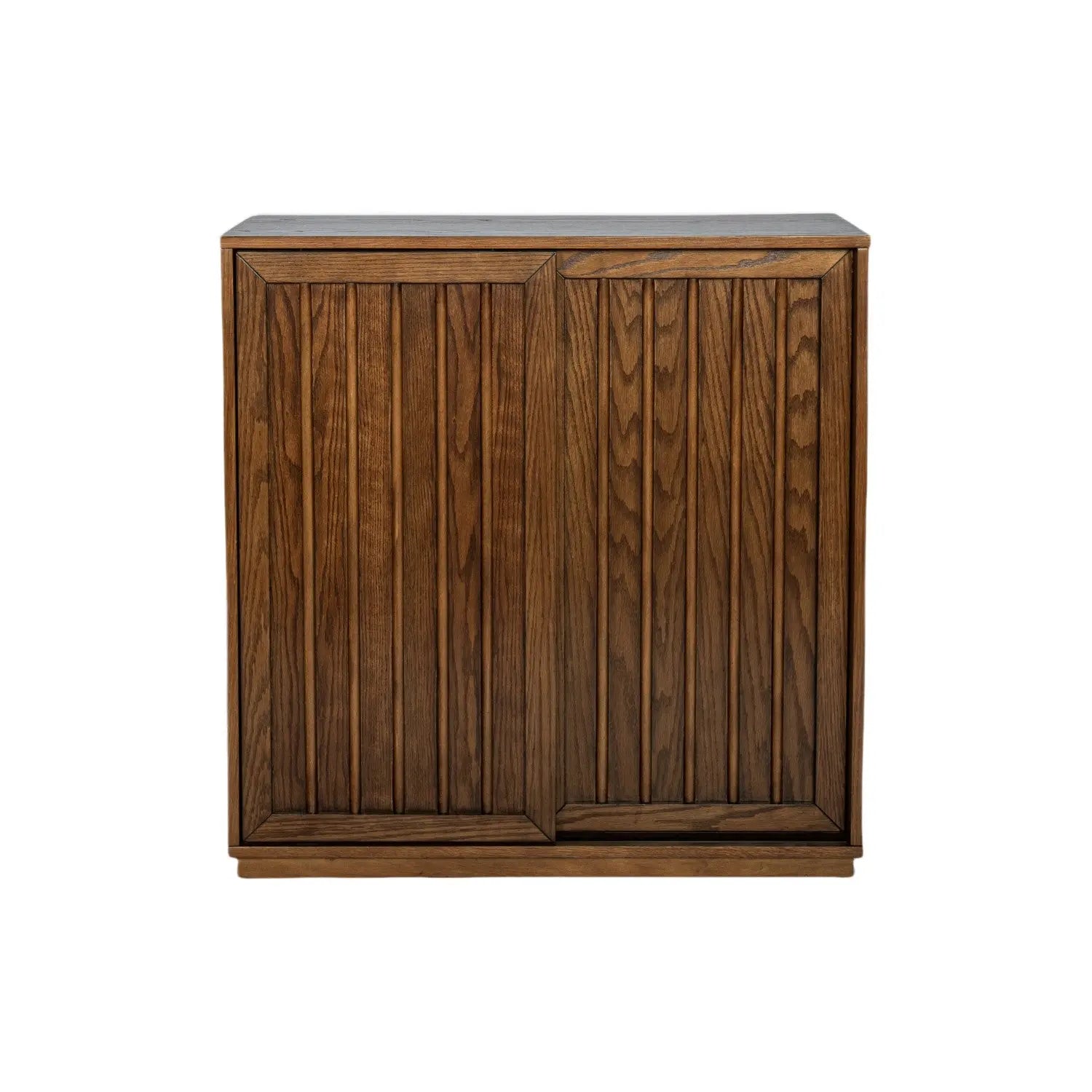 32" Brown Wood Accent Cabinet Homeroots Kitchen & Dining