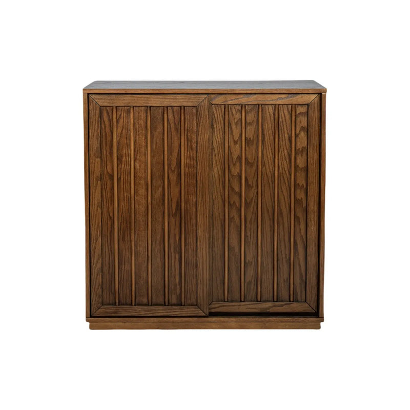 32" Brown Wood Accent Cabinet Homeroots Kitchen & Dining