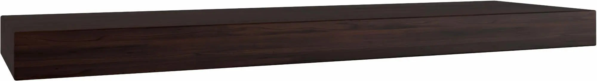 32" Brown Wood Wall Mounted Bathroom Shelves Homeroots Organization