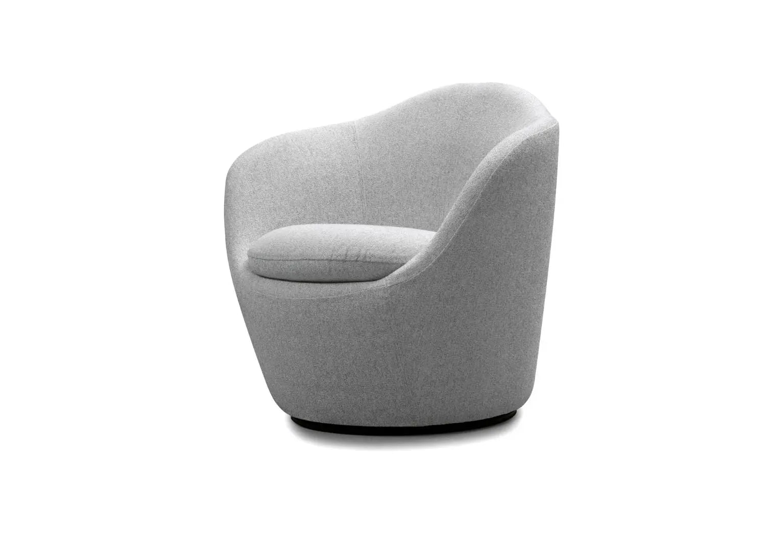 32" Gray Cotton Blend and Metal Lounge Chair Homeroots Living Room