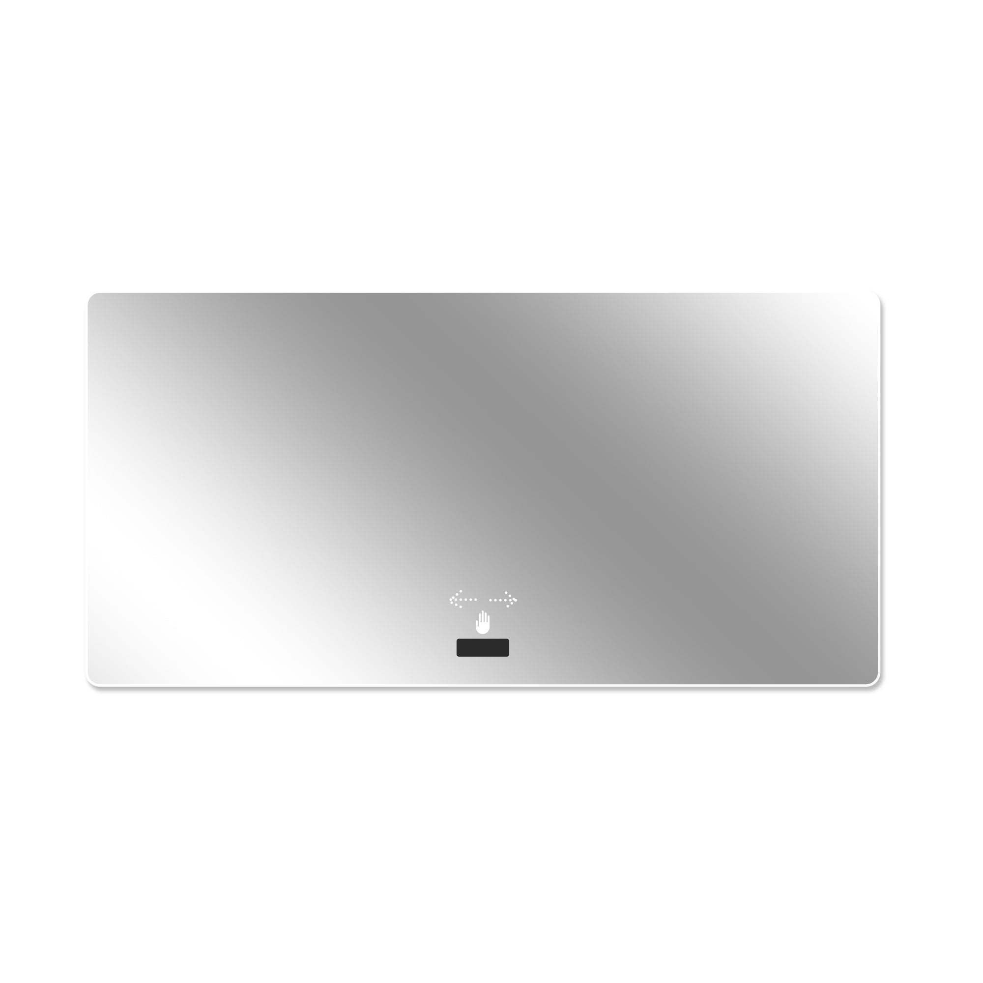 32" Silver Lighted Frameless Bathroom Vanity Mirror Homeroots Bed & Bath