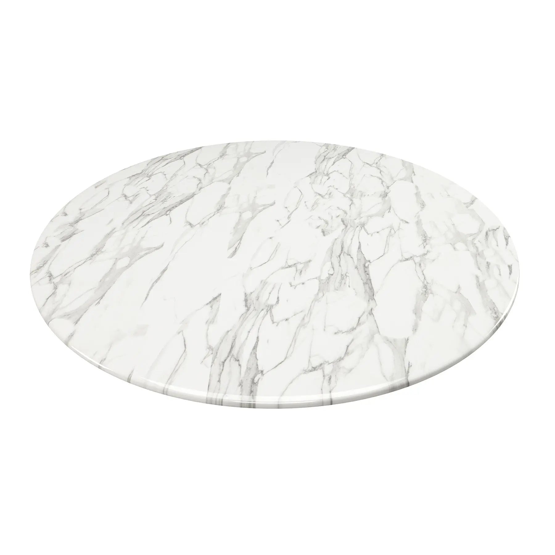 32" White And Gold Marble And Metal Dining Table Homeroots Kitchen & Dining