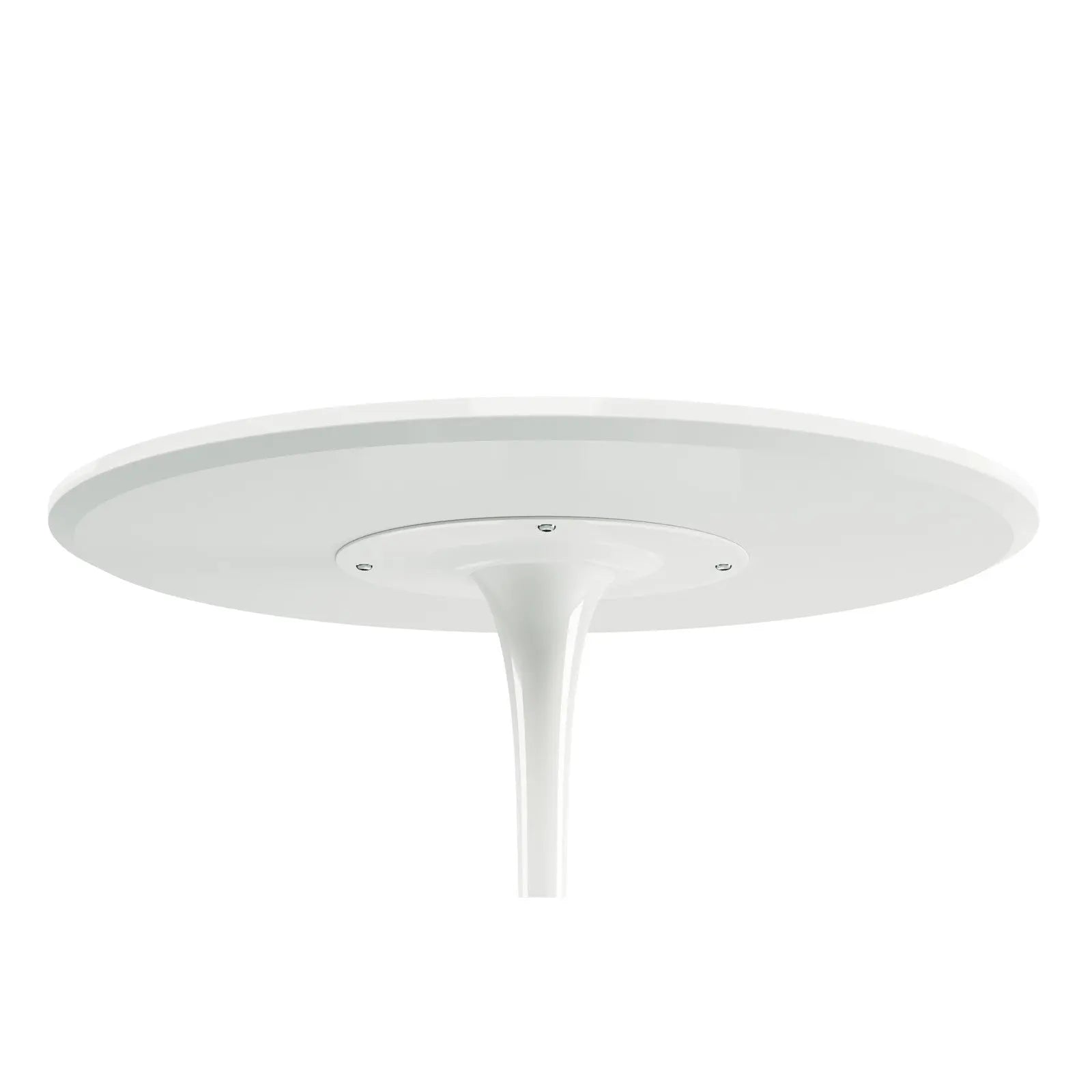 32" White Metal Dining Table Homeroots Kitchen & Dining