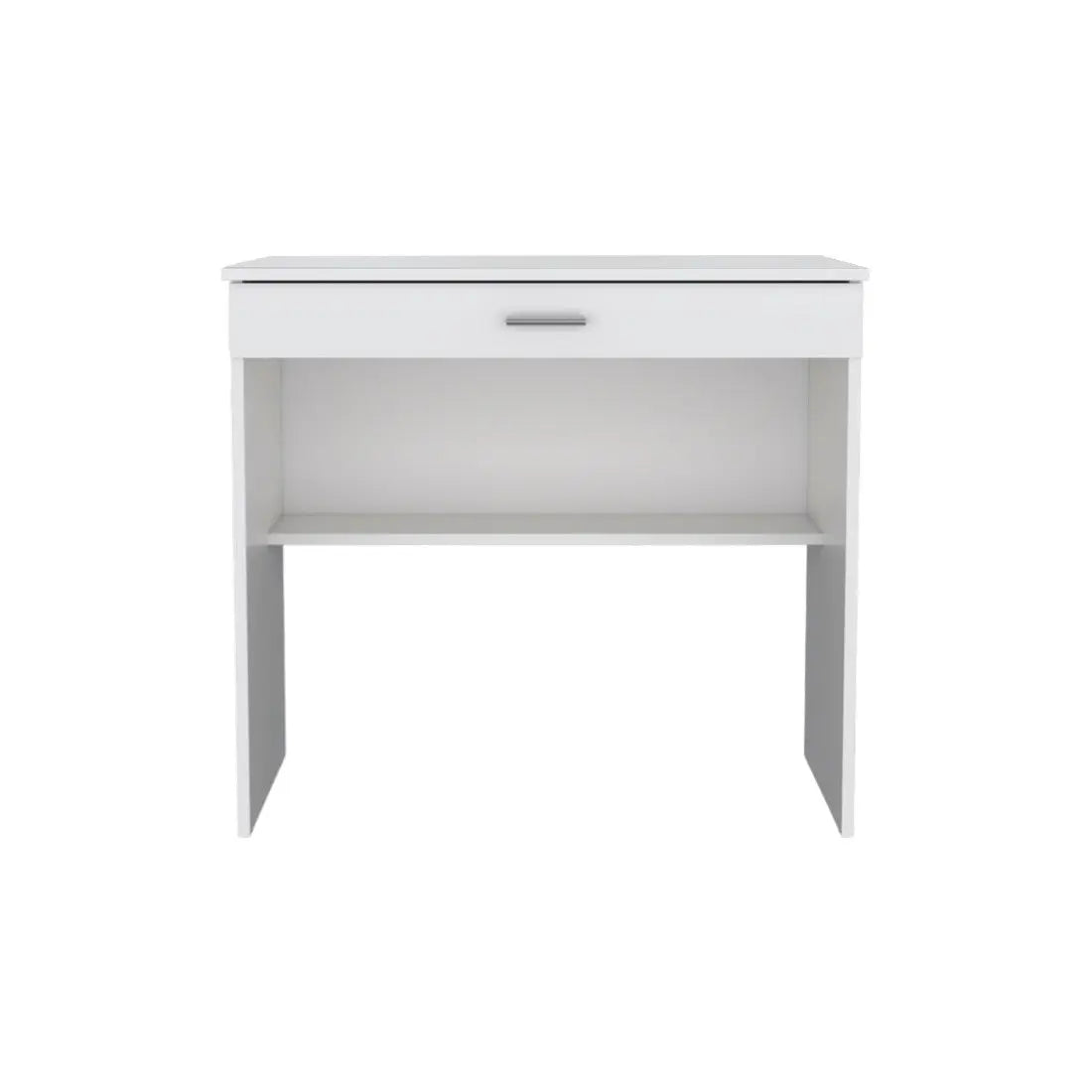32" White Wood Computer Desk With Drawer Homeroots Office
