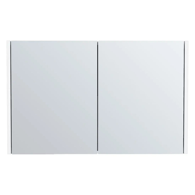 32" White Wood Floating Double Door Bathroom Vanity And Medicine Cabinet With Mirror Homeroots Bed & Bath