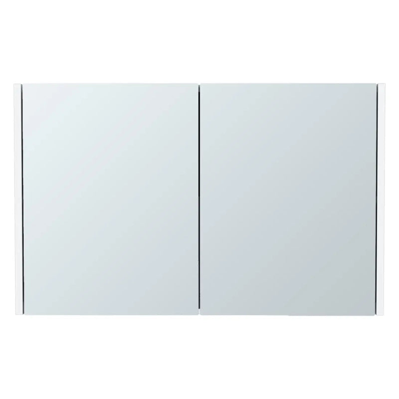 32" White Wood Floating Double Door Bathroom Vanity And Medicine Cabinet With Mirror Homeroots Bed & Bath