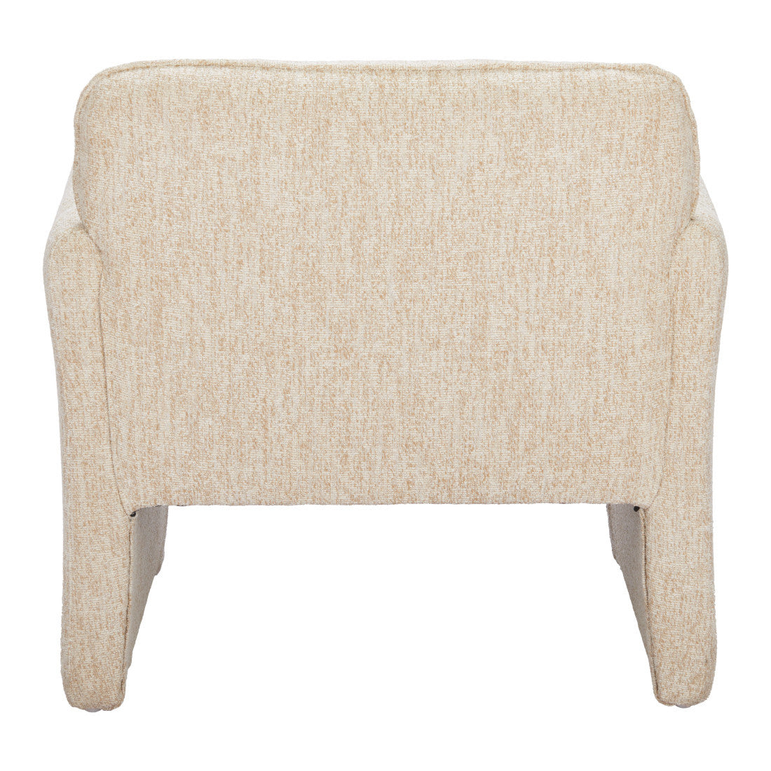 33" Beige Upholstered Arm Chair Homeroots Living Room