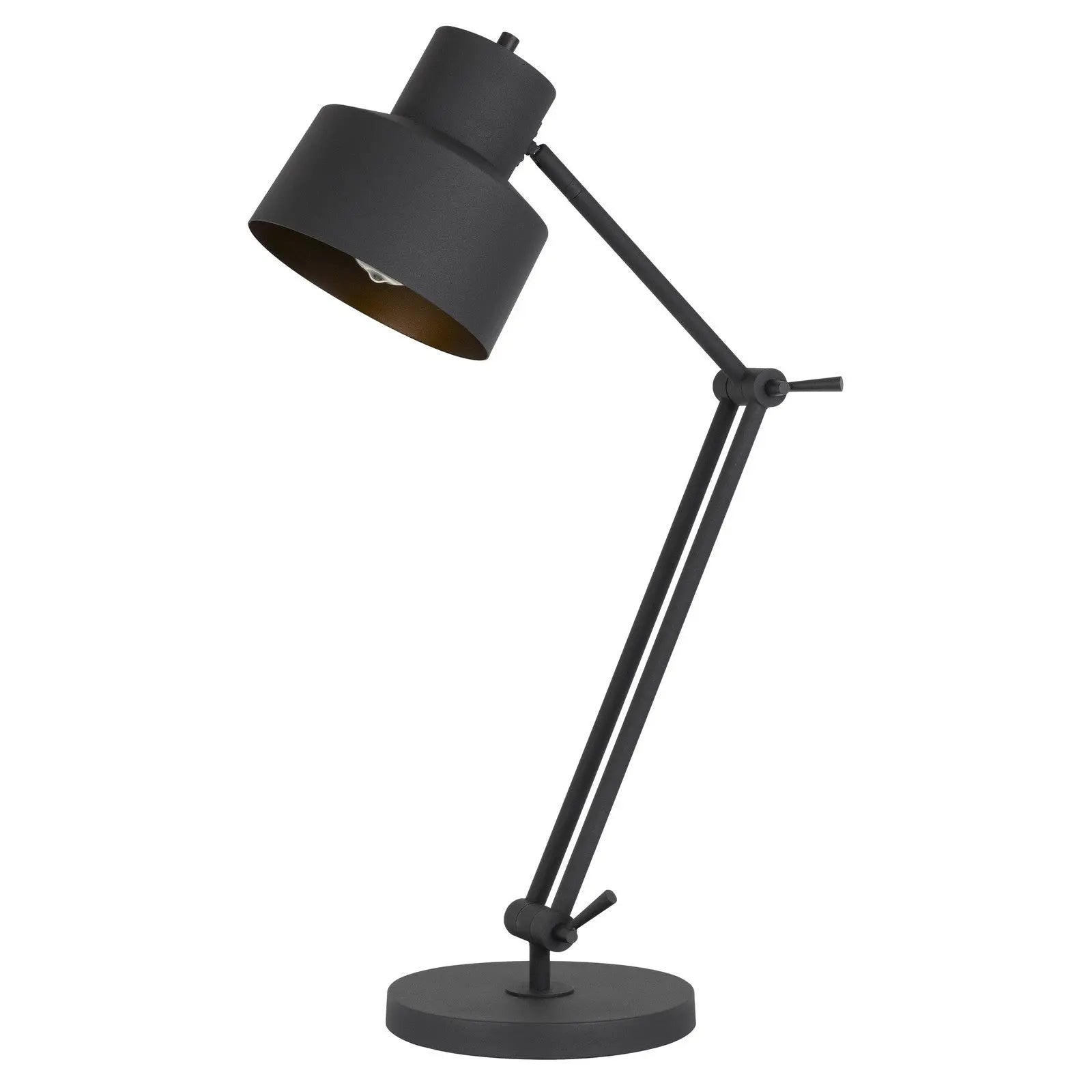 33" Black Metal Adjustable Desk Table Lamp - GreatEagleInc