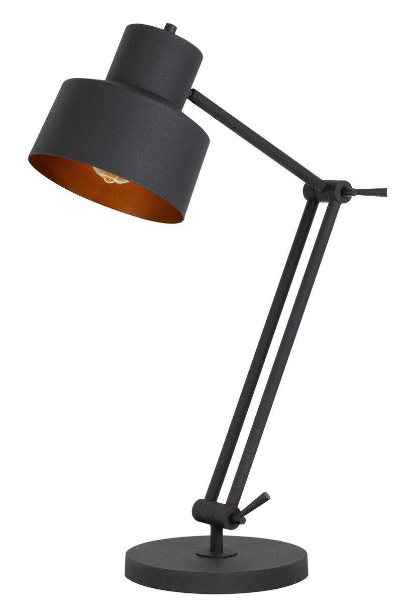 33" Black Metal Adjustable Desk Table Lamp - GreatEagleInc