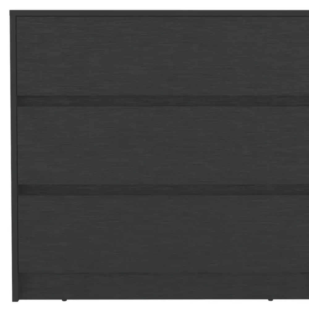 33" Black Three Drawer Dresser Homeroots Bed & Bath