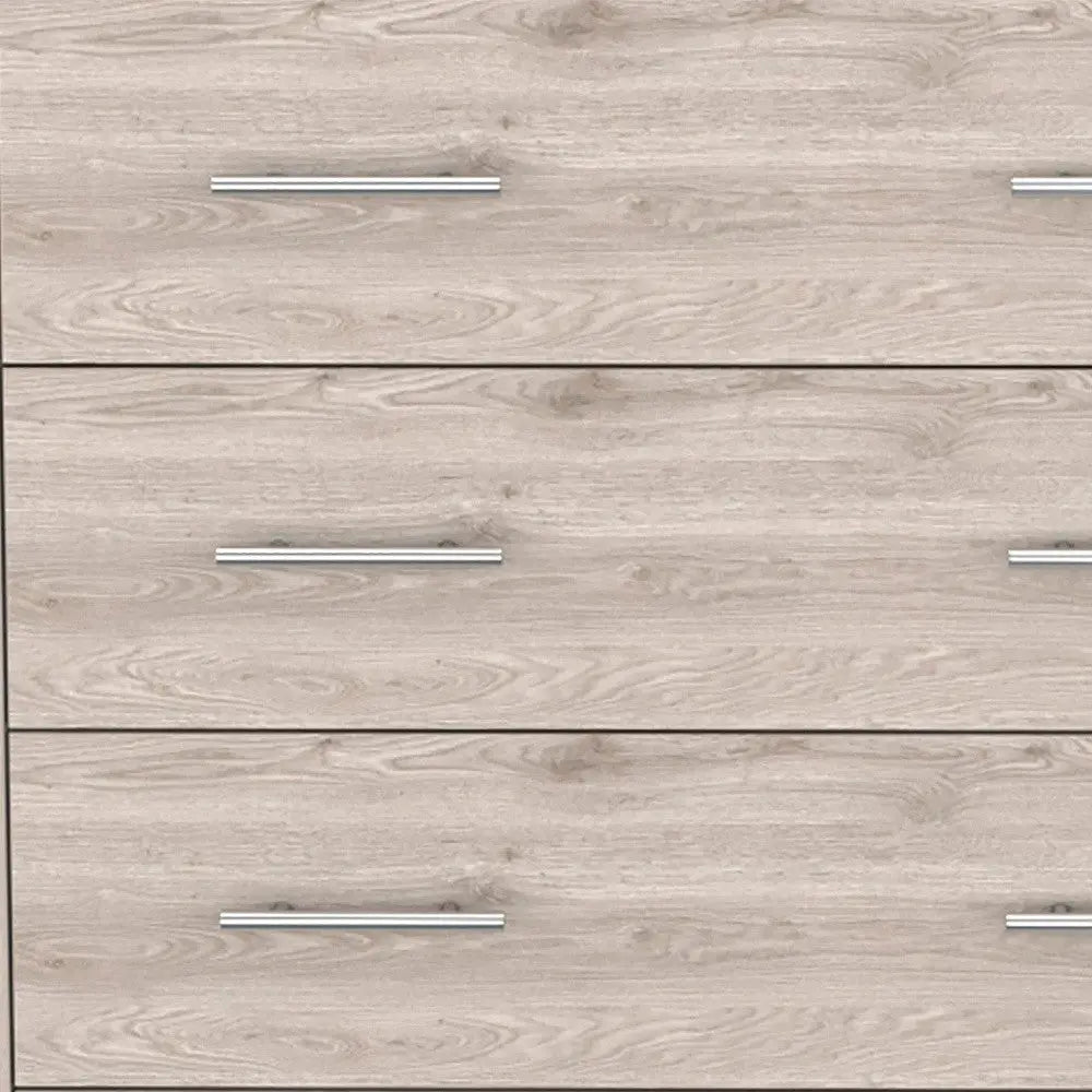 33" Oak Four Drawer Dresser Homeroots Bed & Bath