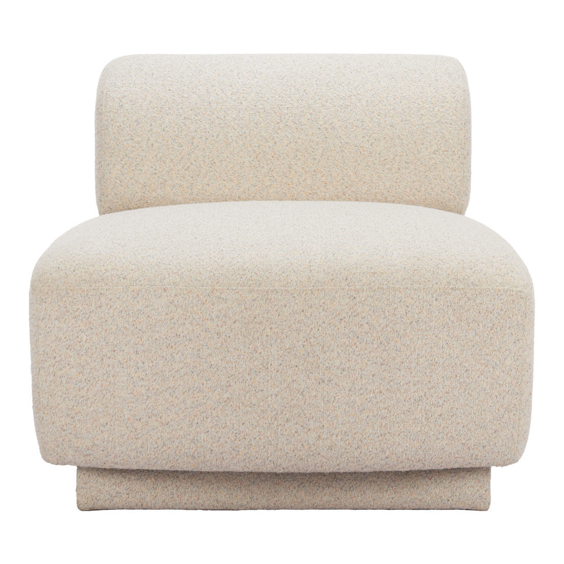 34" Beige Upholstered Side Chair Homeroots Living Room