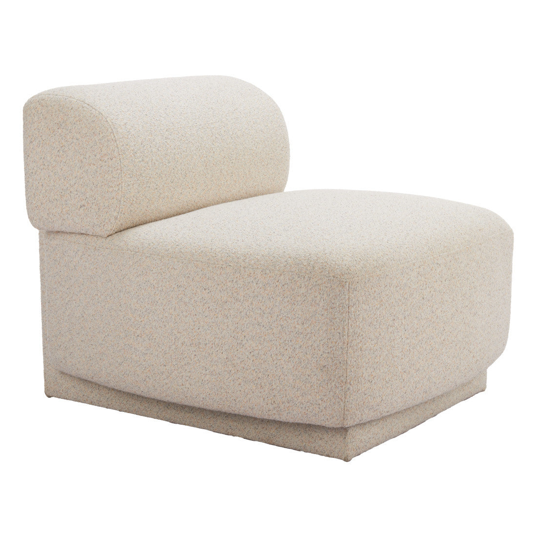34" Beige Upholstered Side Chair Homeroots Living Room