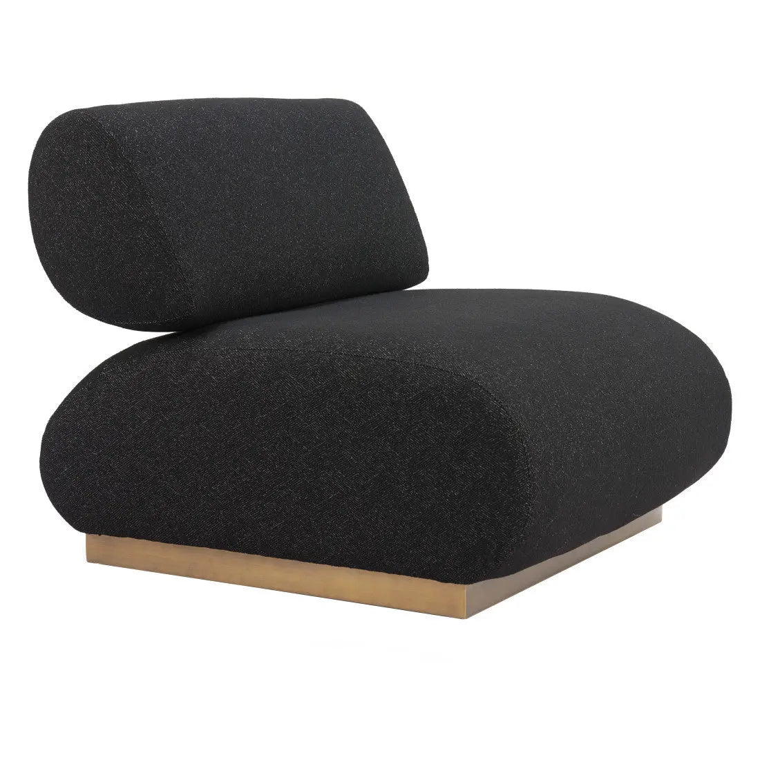 34" Black And Bronze Fabric And Upholstered Side Chair Homeroots Living Room