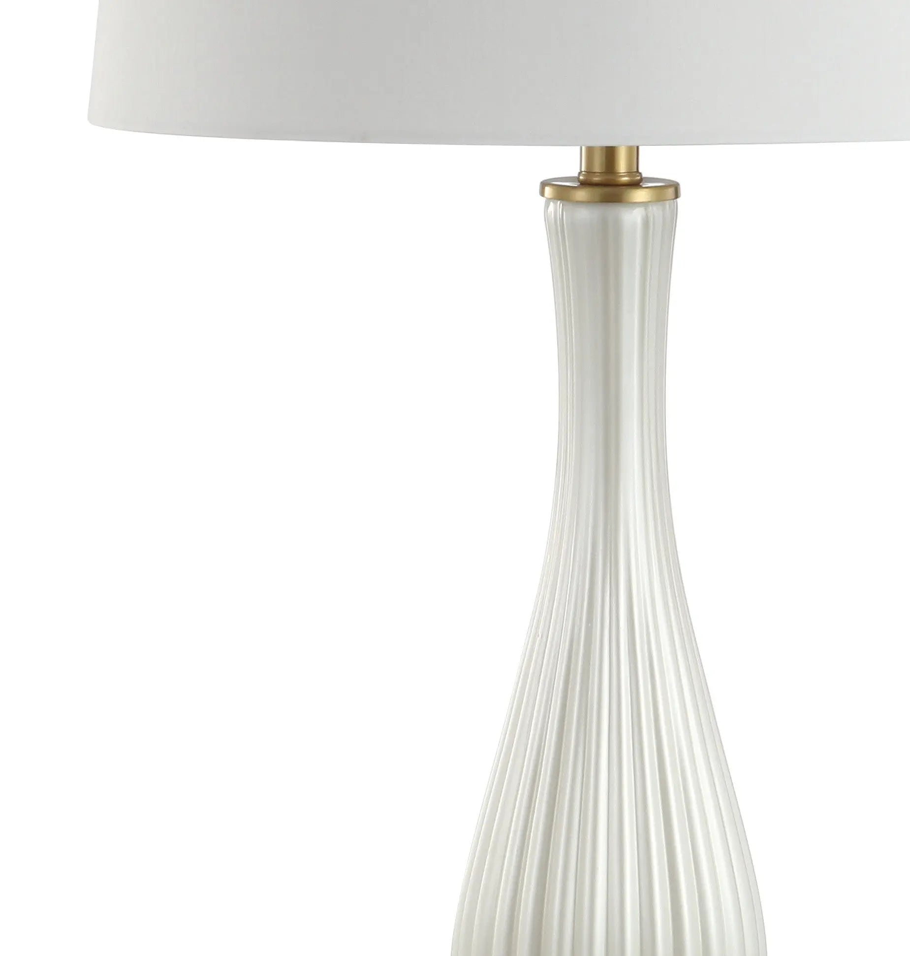 34" Gold Novelty Table Lamp With Globe Shade Homeroots Lighting