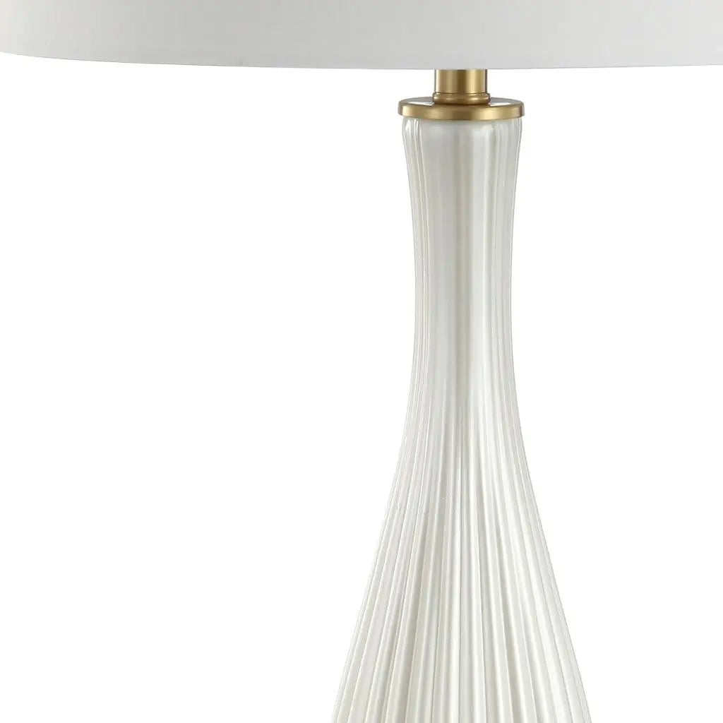 34" Gold Novelty Table Lamp With Globe Shade Homeroots Lighting
