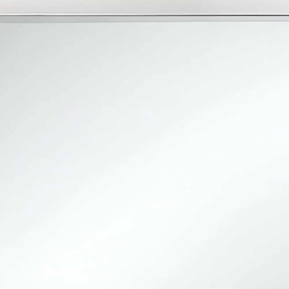 34" White Wood Framed Accent Mirror Homeroots Bed & Bath