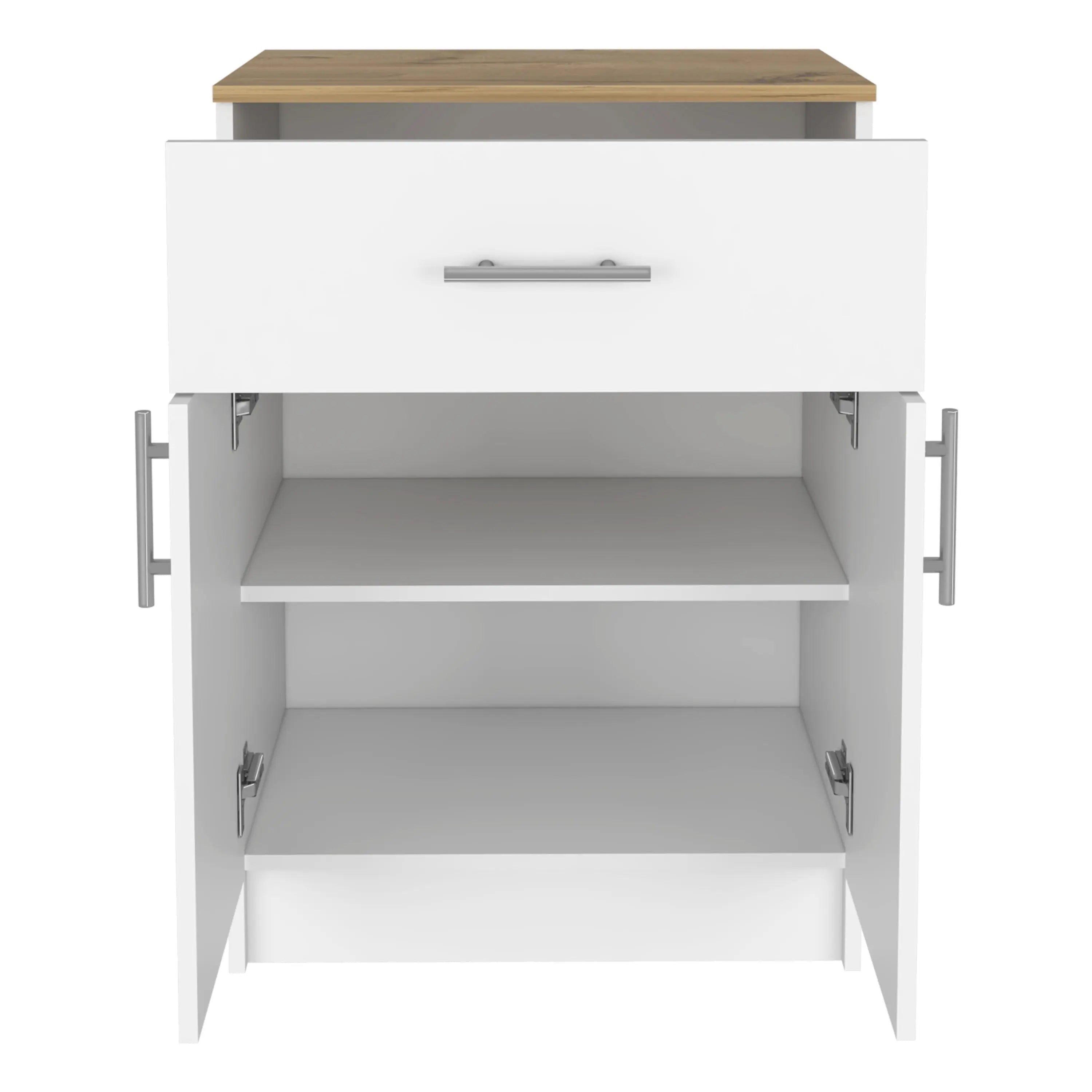 34" White Wood Pantry Or Storage Closet Homeroots Kitchen & Dining