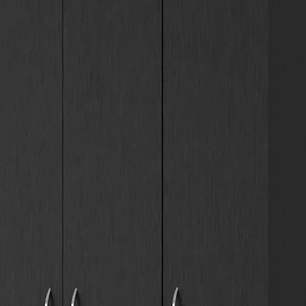 35" Black Two Drawer Combo Dresser Homeroots Bed & Bath