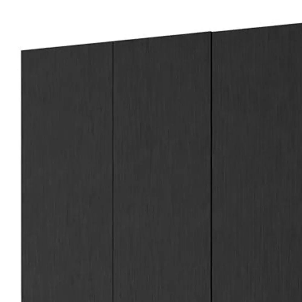 35" Black Two Drawer Combo Dresser Homeroots Bed & Bath
