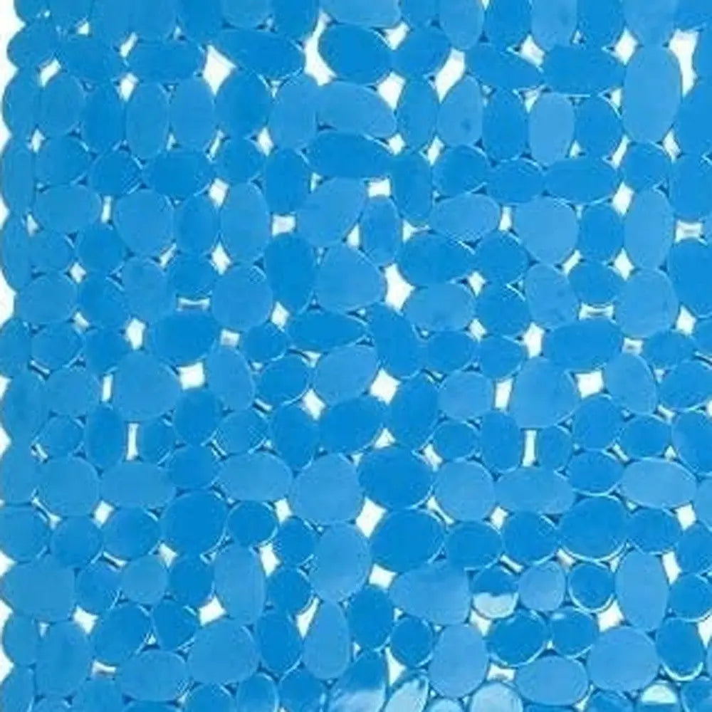 35" Blue Spa Pebbles Non Slip Bathtub Mat - GreatEagleInc