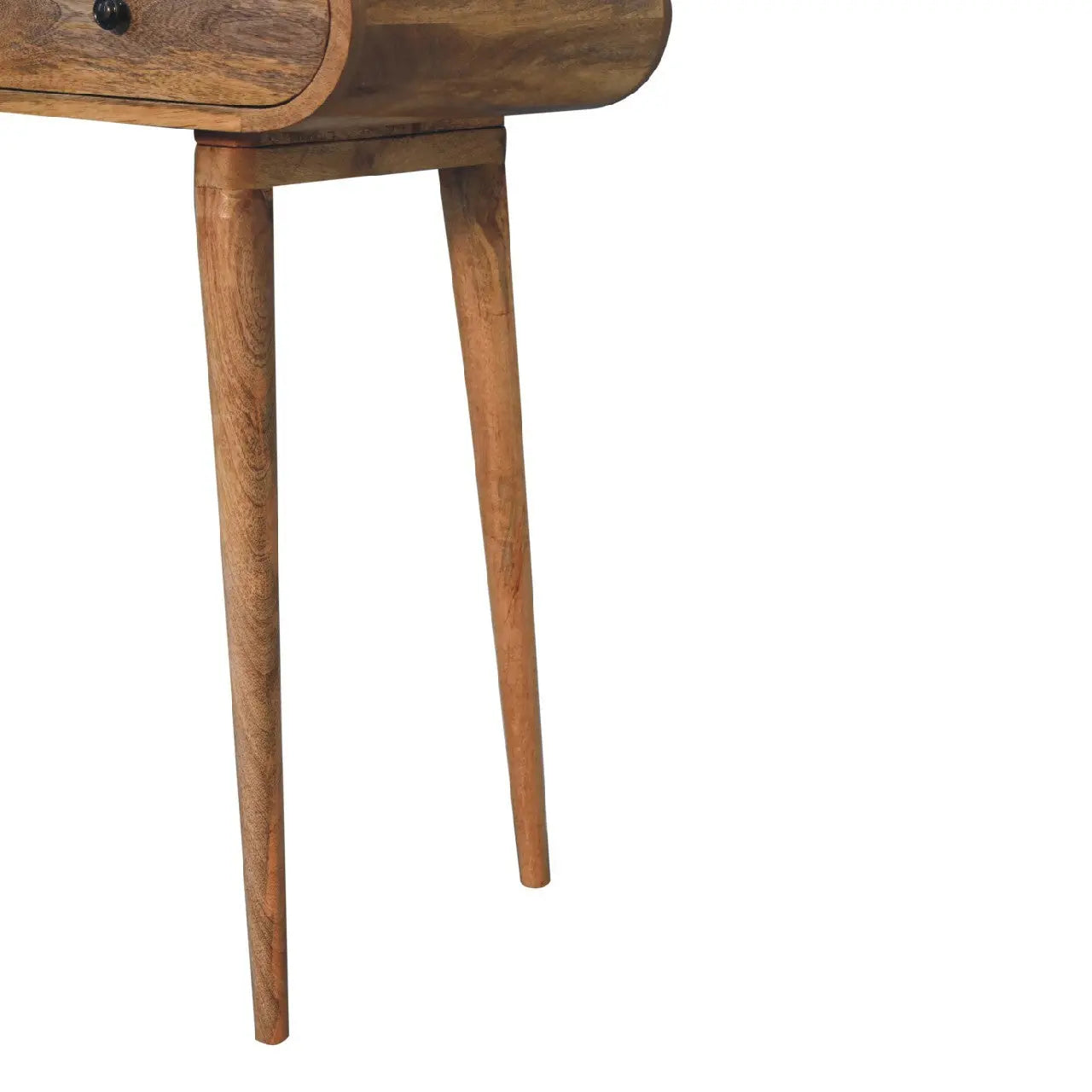 35" Brown Solid Wood Writing Desk Homeroots