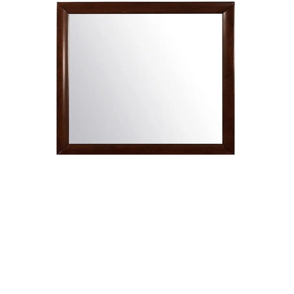 35" Merlot Framed Accent Mirror Homeroots Bed & Bath