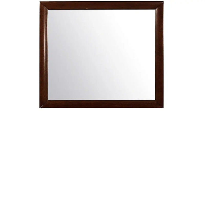 35" Merlot Framed Accent Mirror Homeroots Bed & Bath