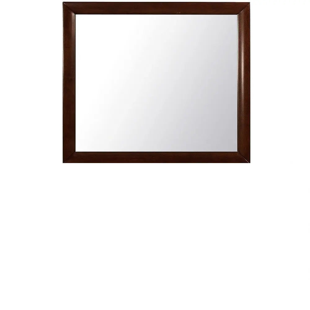 35" Merlot Framed Accent Mirror Homeroots Bed & Bath