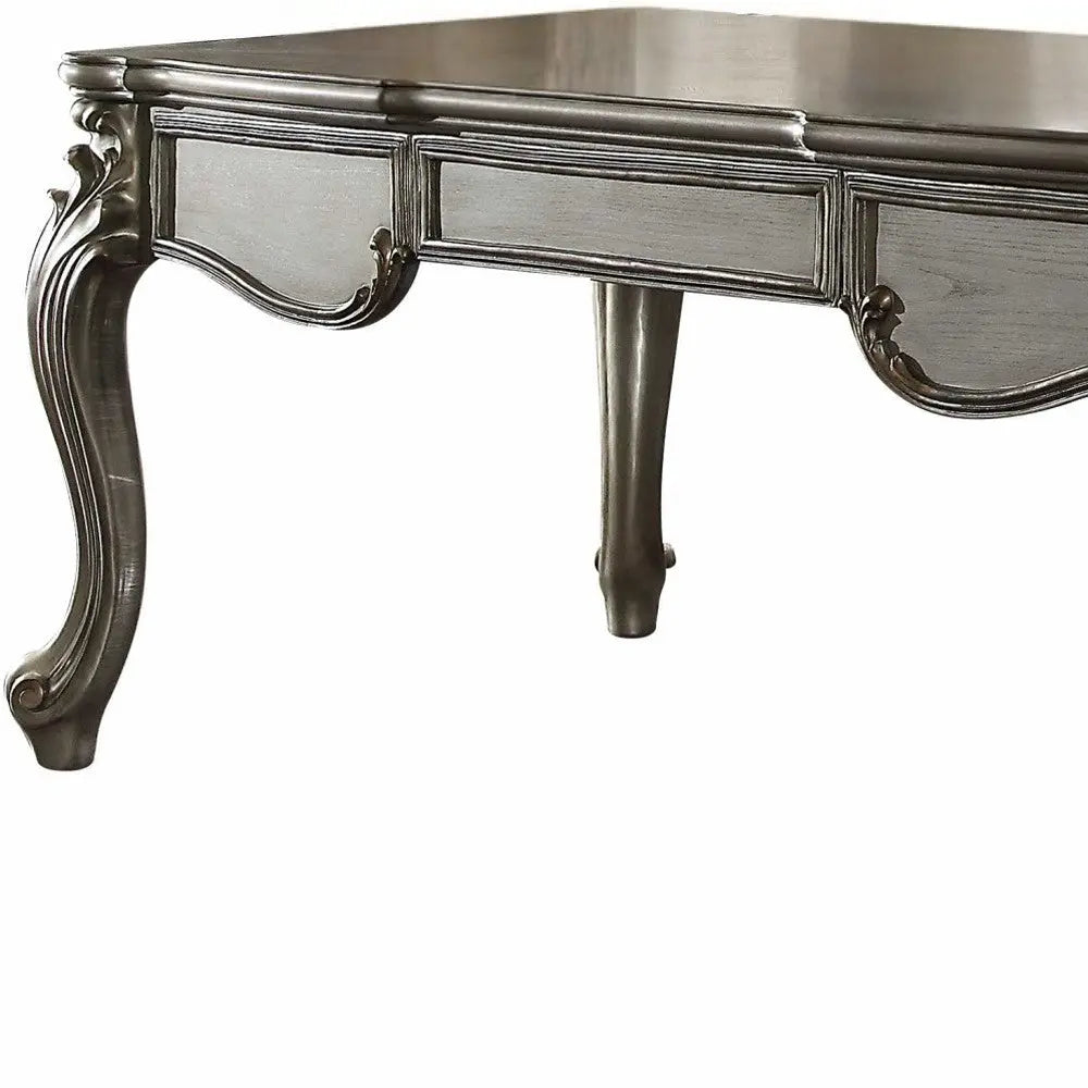 35" Silver Executive Desk - GreatEagleInc