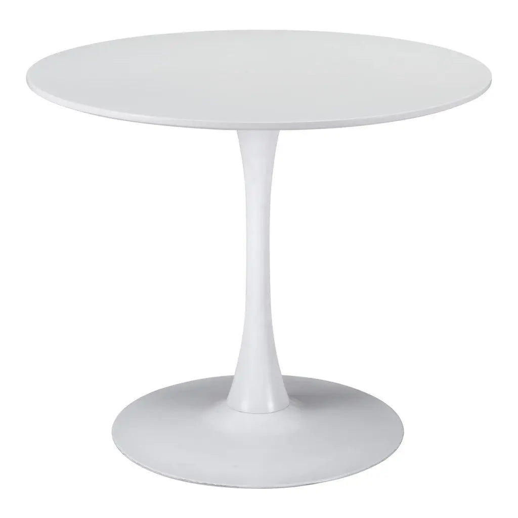 35" Steel Pedestal Base Dining Table - GreatEagleInc