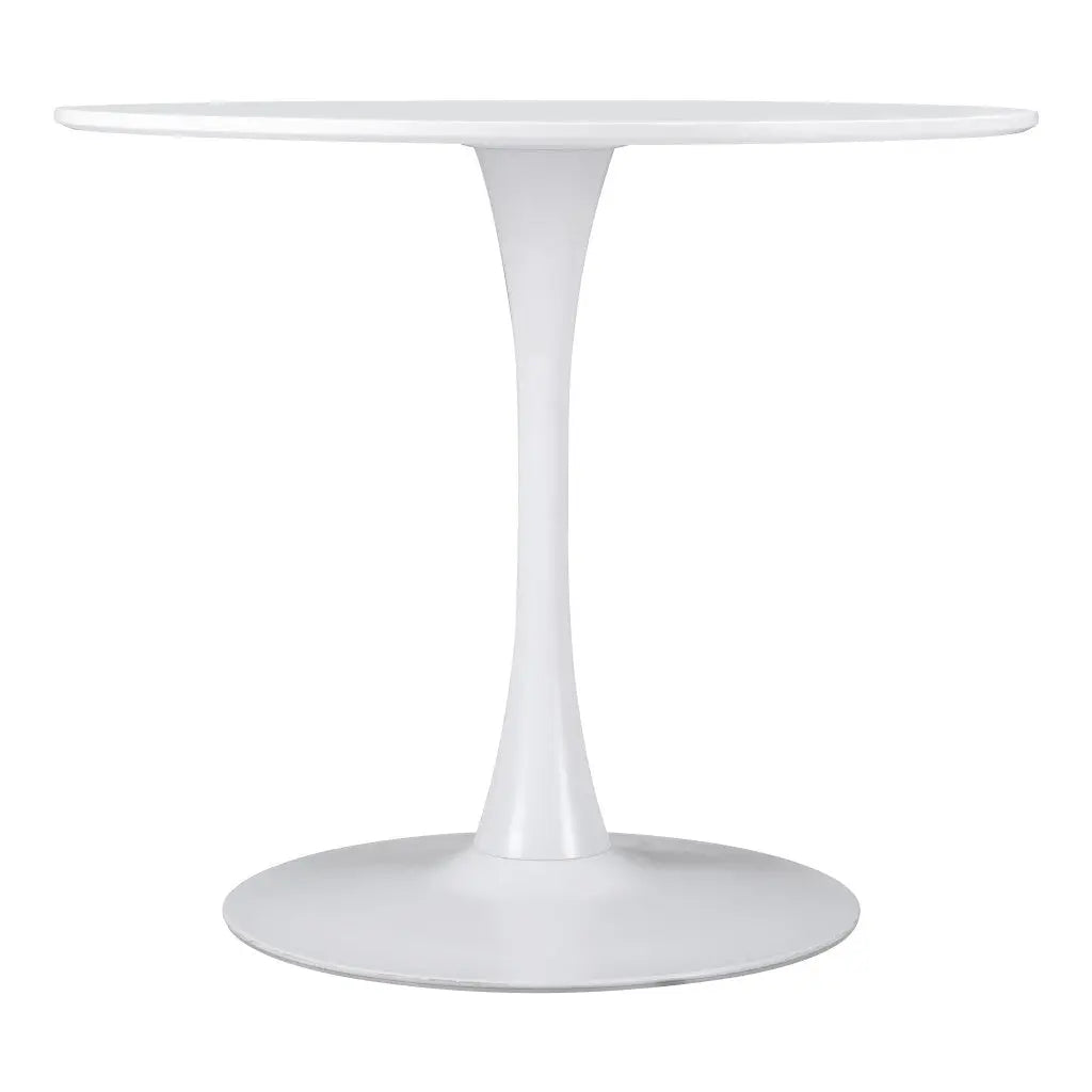 35" Steel Pedestal Base Dining Table - GreatEagleInc