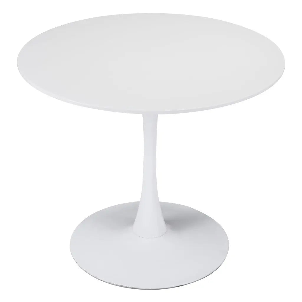 35" Steel Pedestal Base Dining Table - GreatEagleInc