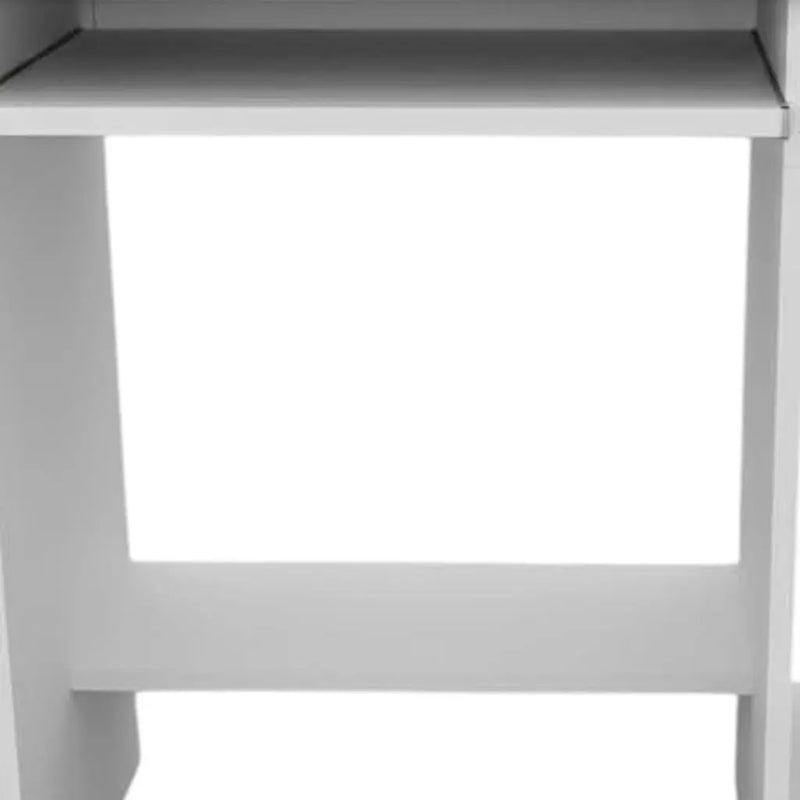 35" White Wood Computer Desk Homeroots Office