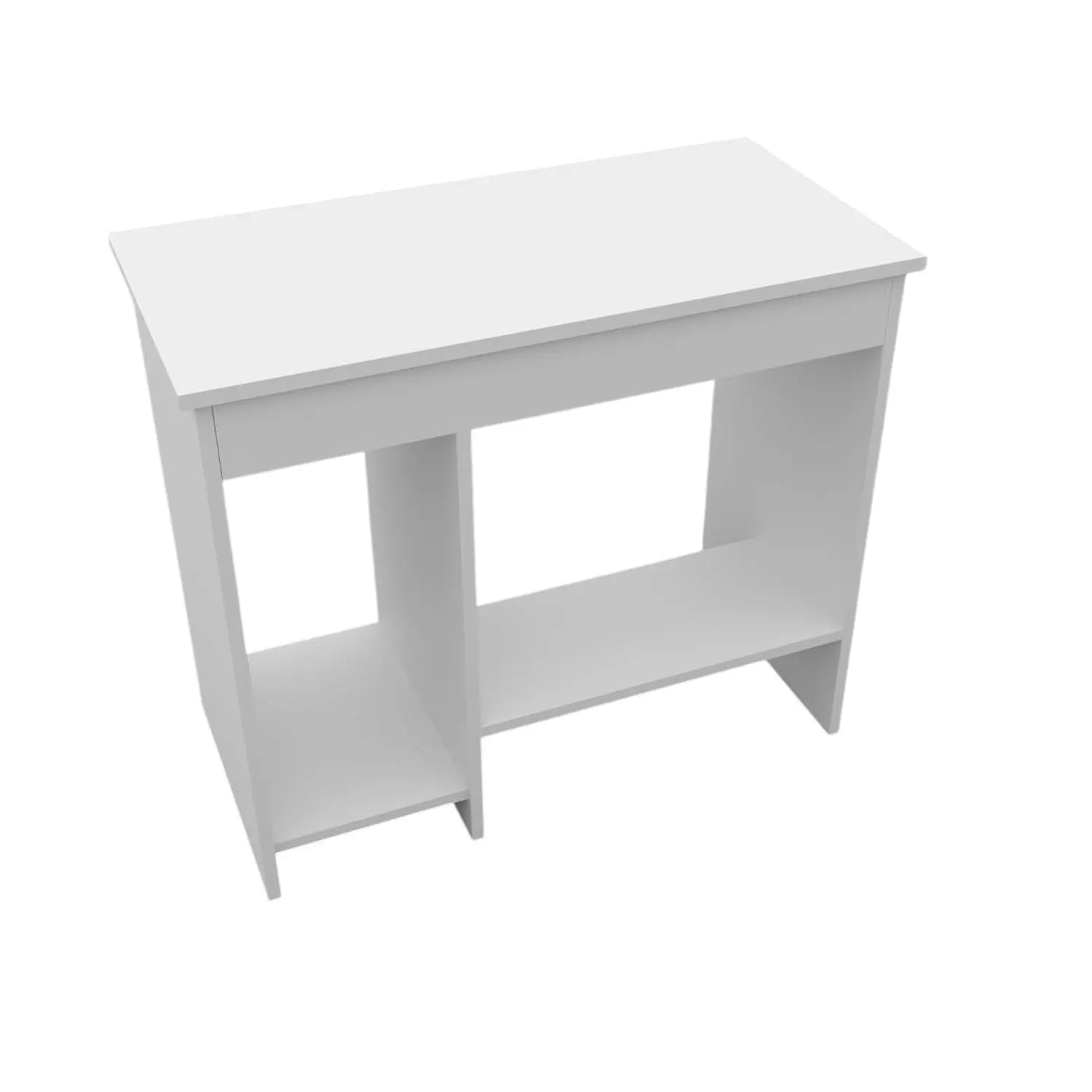 35" White Wood Computer Desk Homeroots Office