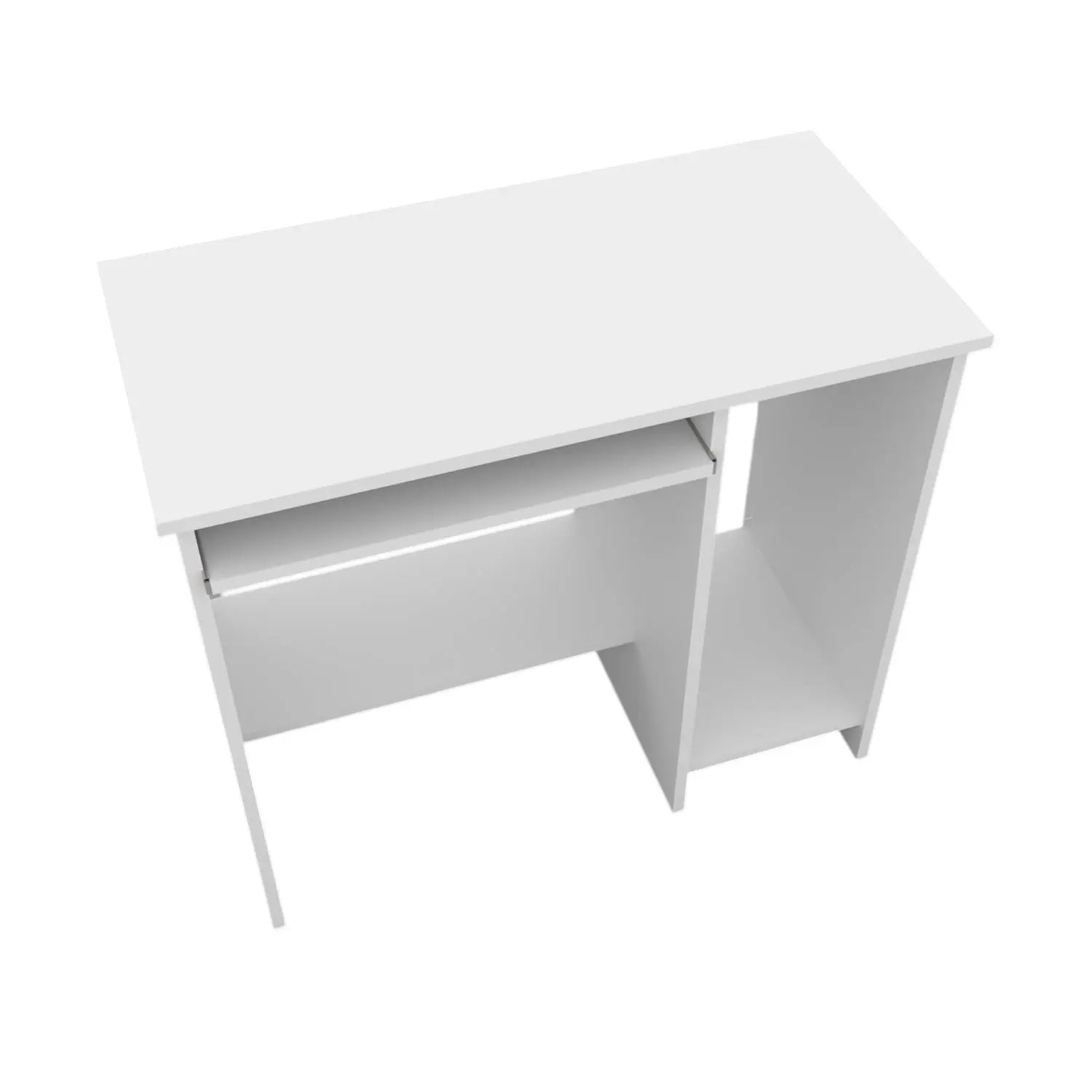 35" White Wood Computer Desk Homeroots Office