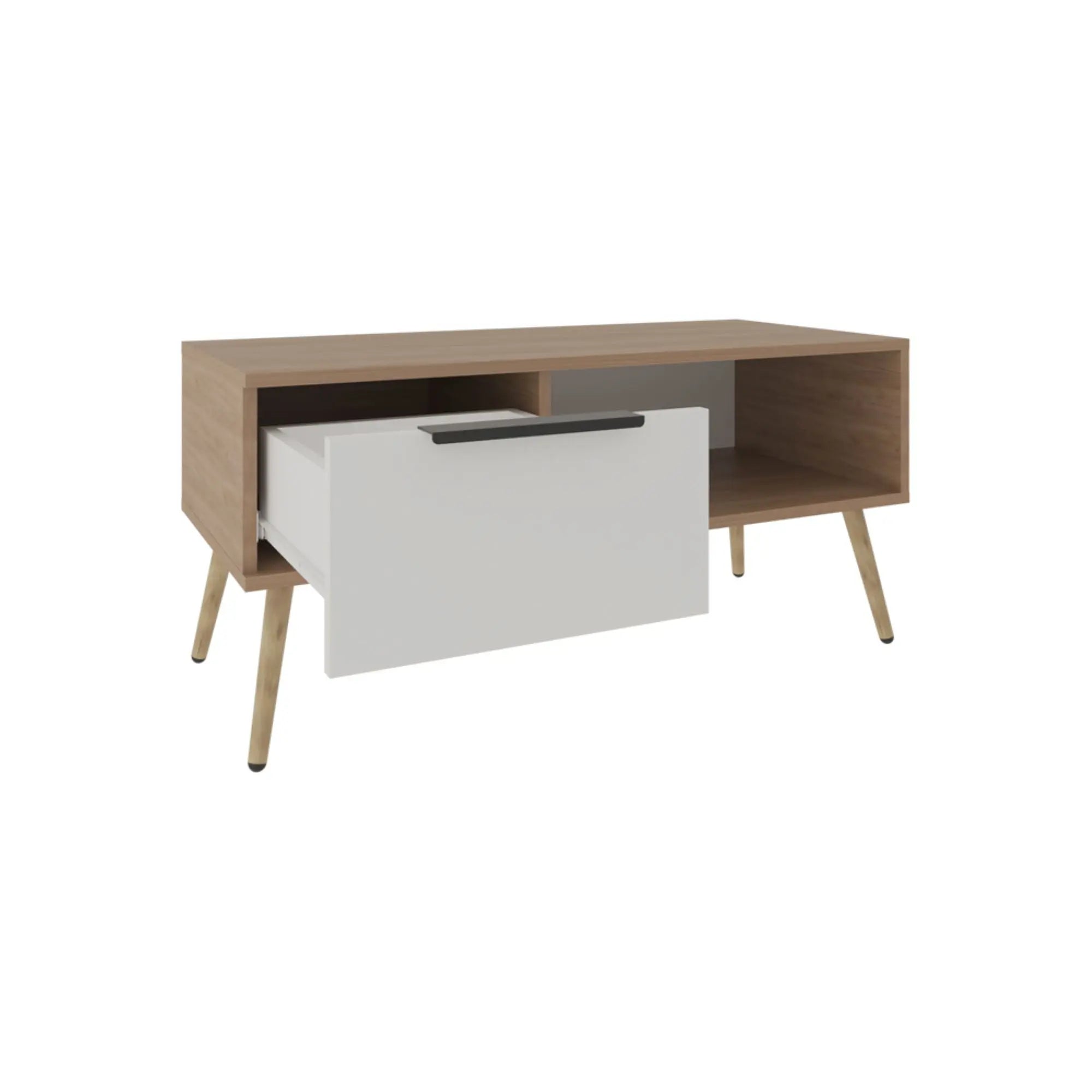 36" Beige Wood Fireplace Entertainment Center Homeroots Living Room