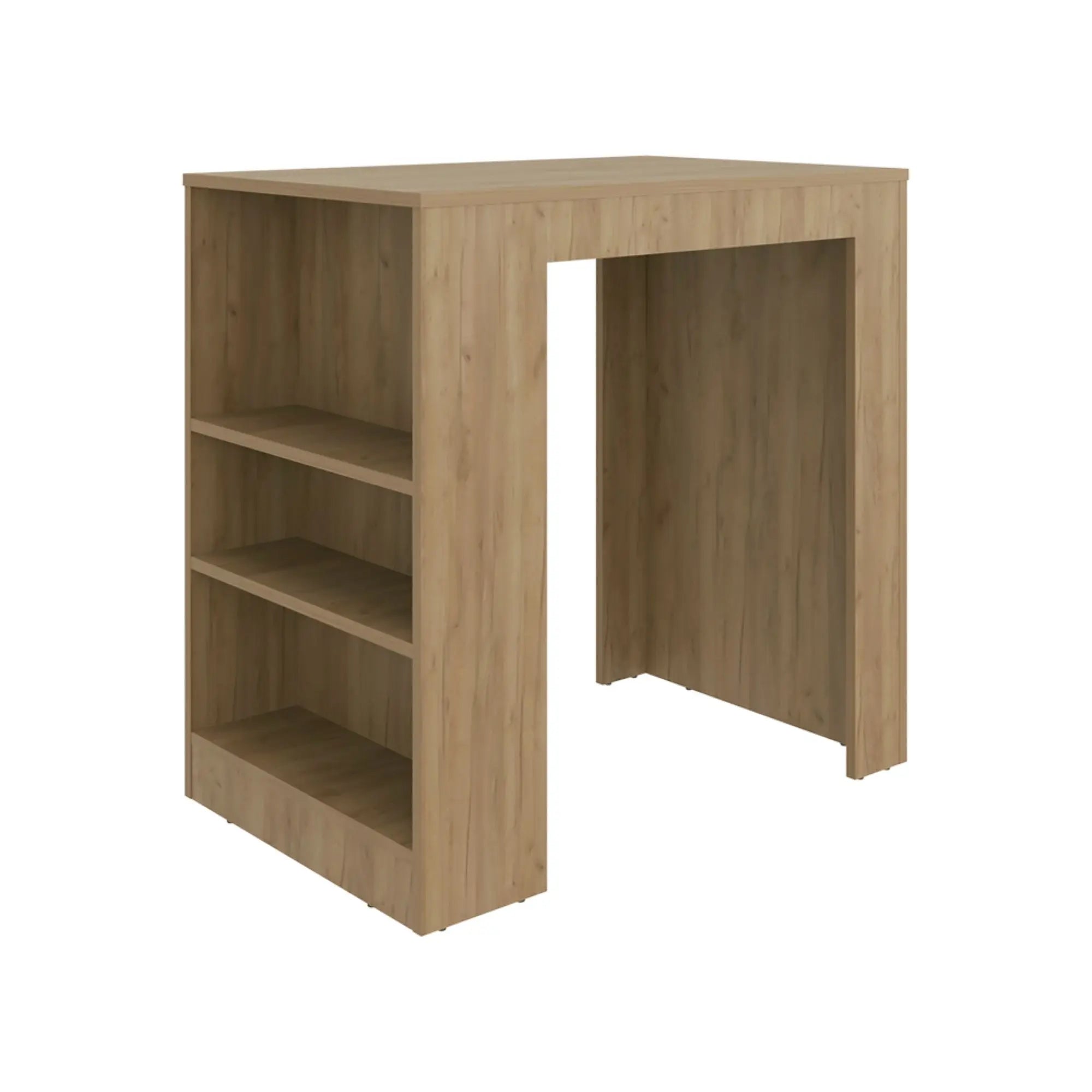 36" Beige Wood Kitchen Island Homeroots Kitchen & Dining