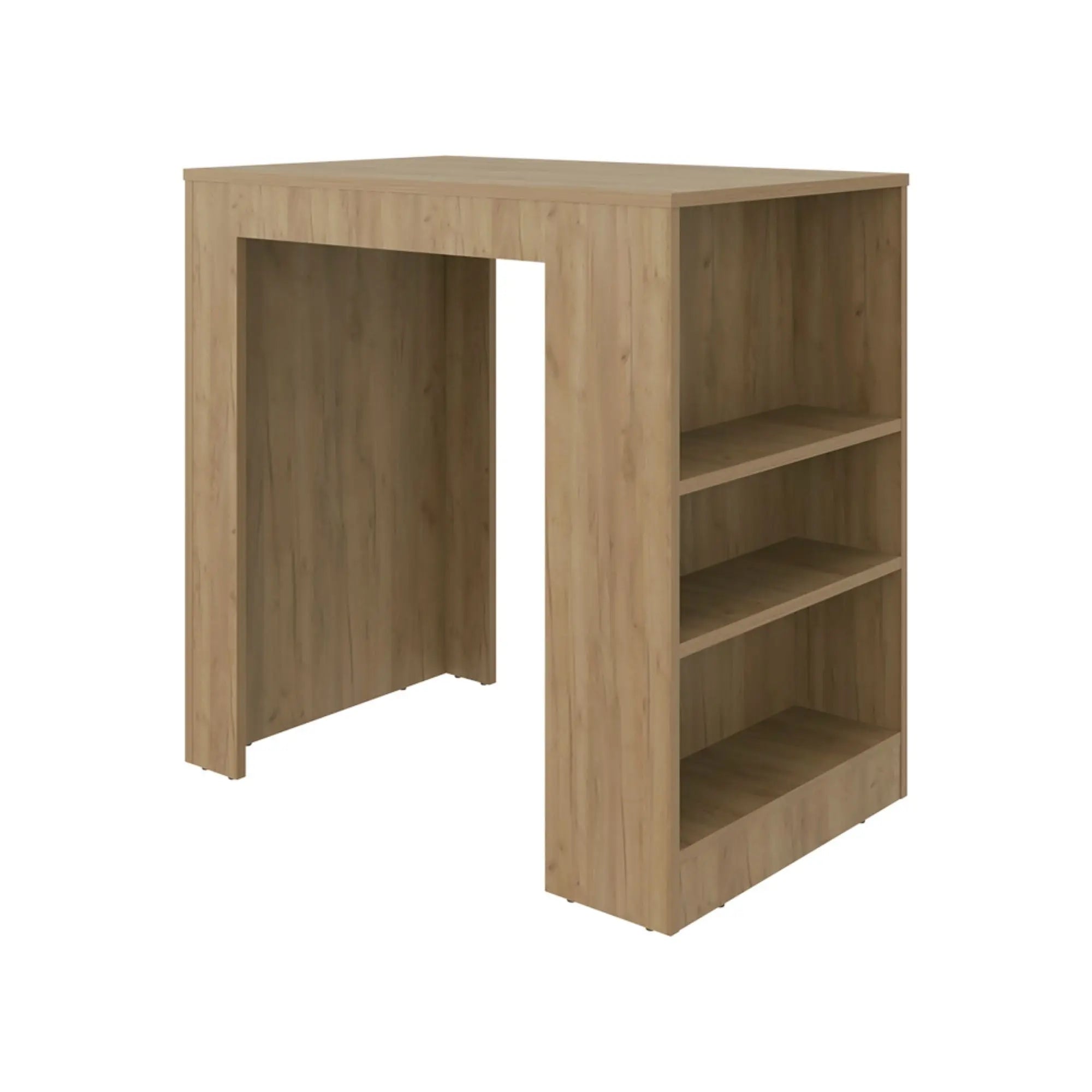 36" Beige Wood Kitchen Island Homeroots Kitchen & Dining