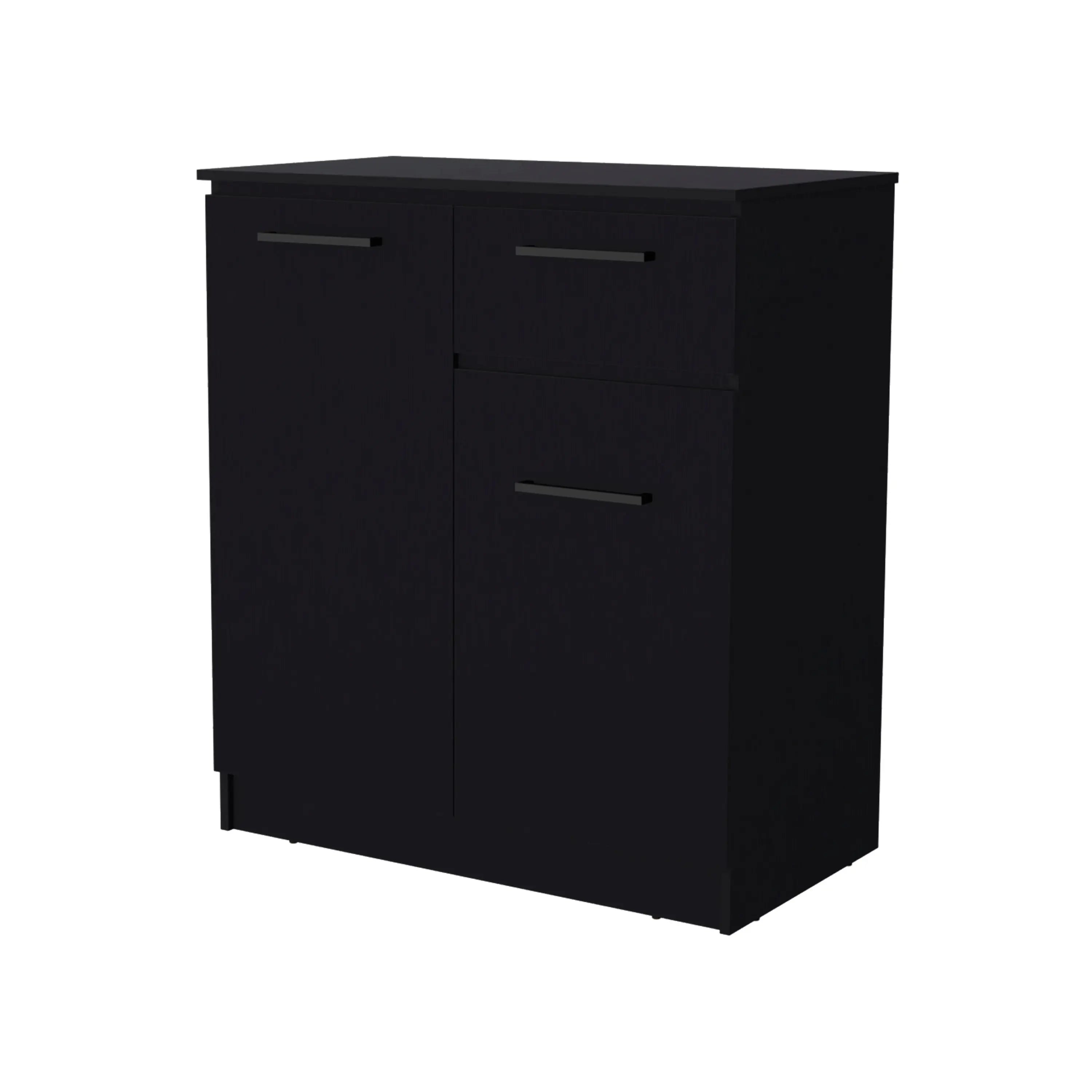 36" Black Drawer Combo Dresser Homeroots Bed & Bath
