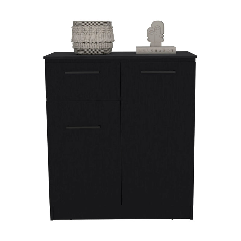 36" Black Drawer Combo Dresser Homeroots Bed & Bath
