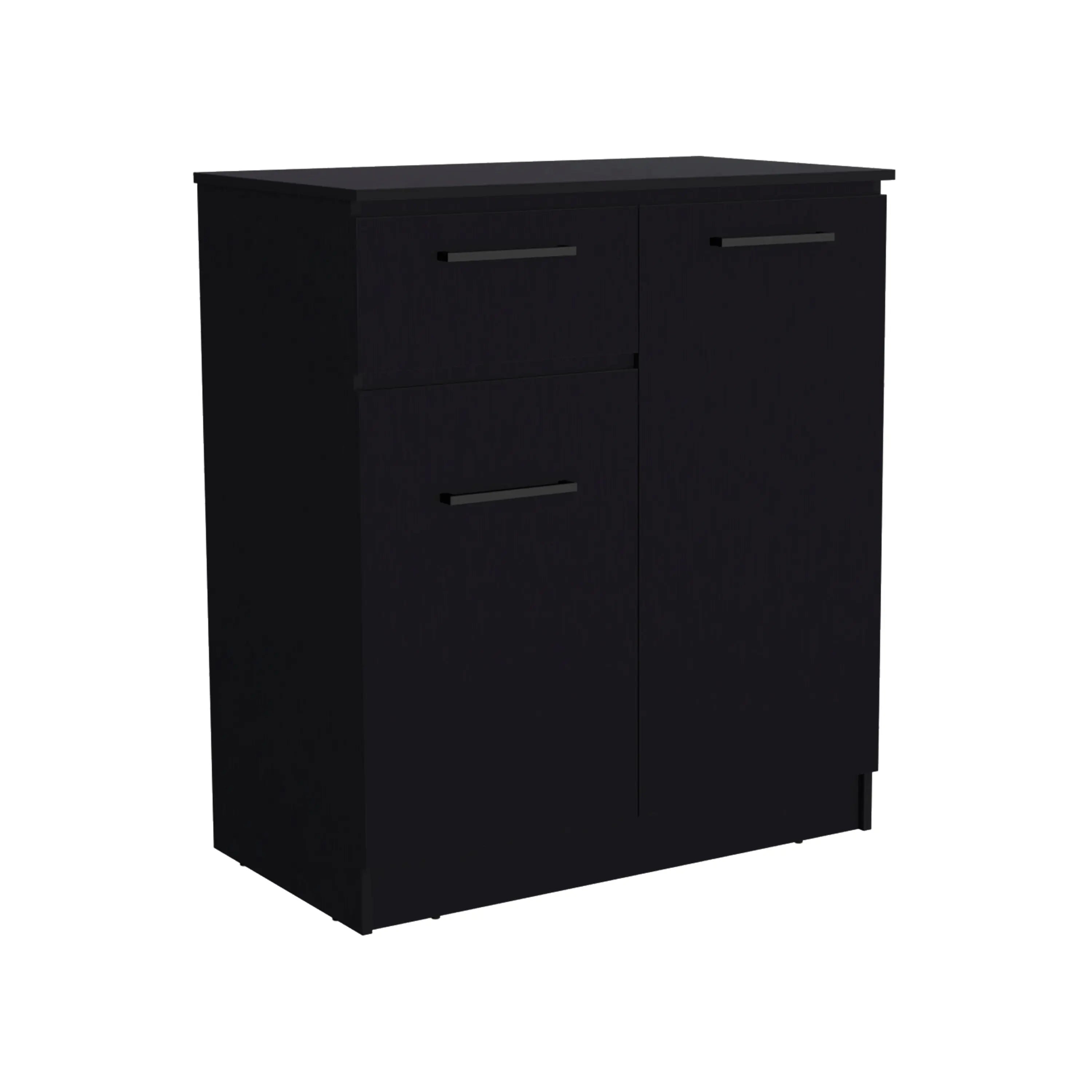 36" Black Drawer Combo Dresser Homeroots Bed & Bath