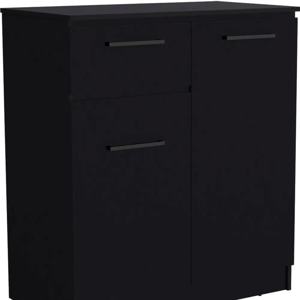 36" Black Drawer Combo Dresser Homeroots Bed & Bath