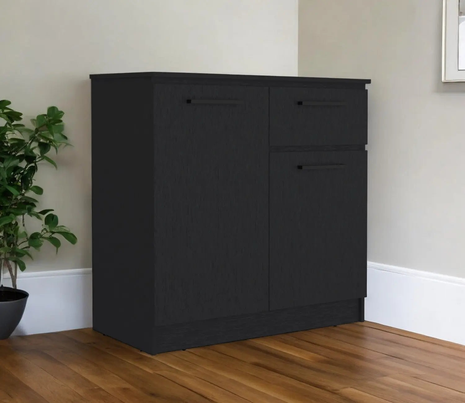 36" Black Drawer Dresser Homeroots Bed & Bath