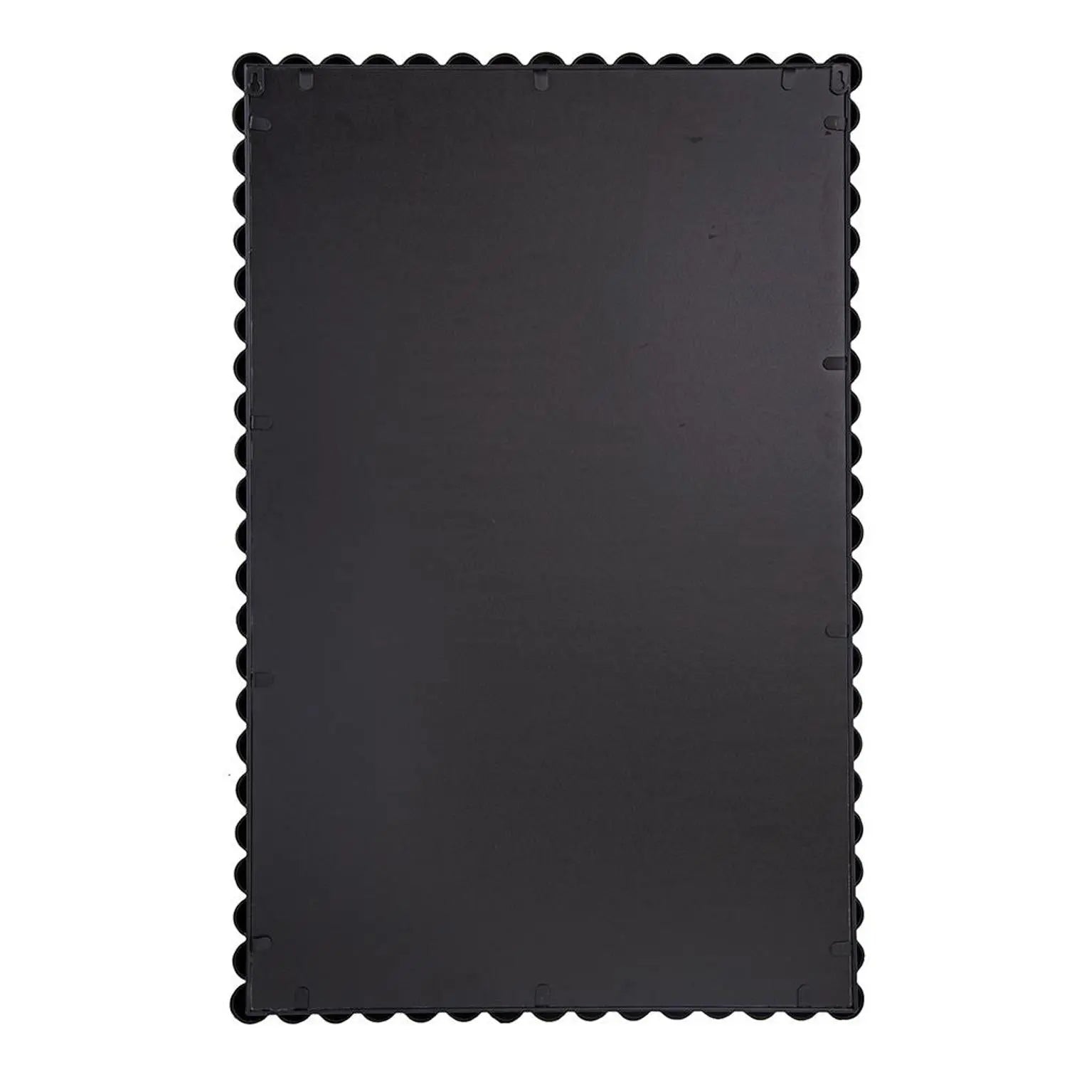 36" Black Iron Framed Accent Mirror Homeroots Bed & Bath
