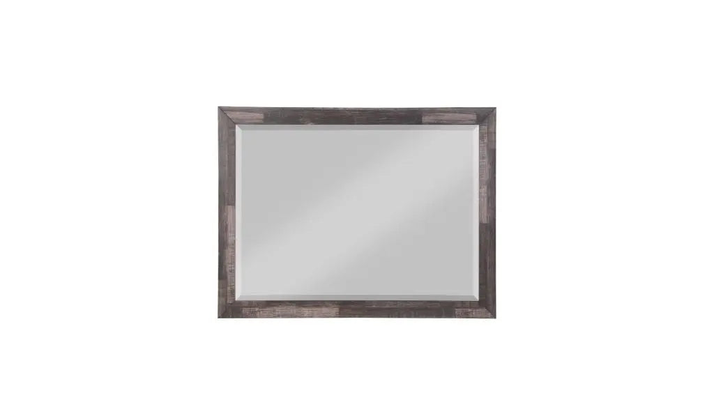 36" Brown Wood Framed Mounted Dresser Mirror Homeroots Bed & Bath
