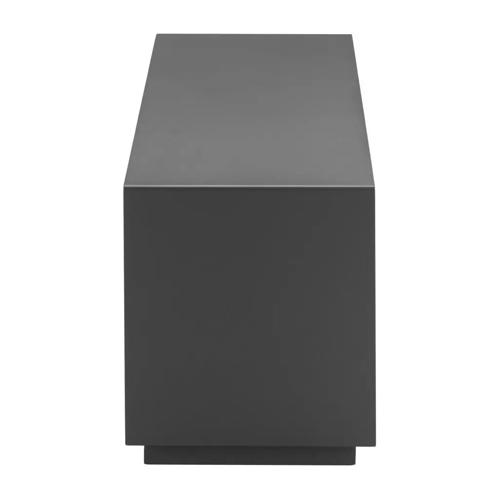 36" Charcoal Aluminum Outdoor Coffee Table Homeroots Outdoor