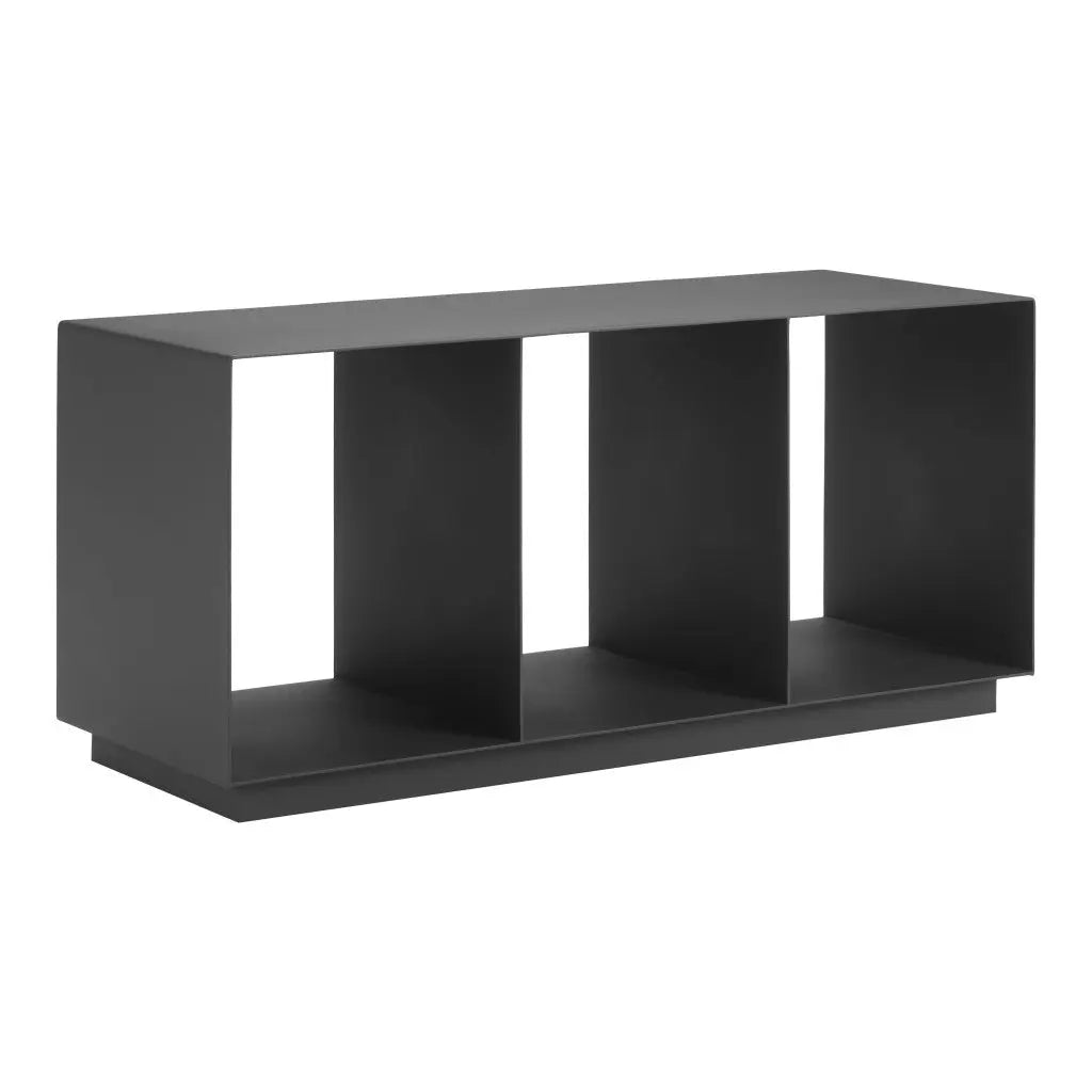 36" Charcoal Aluminum Outdoor Coffee Table Homeroots Outdoor