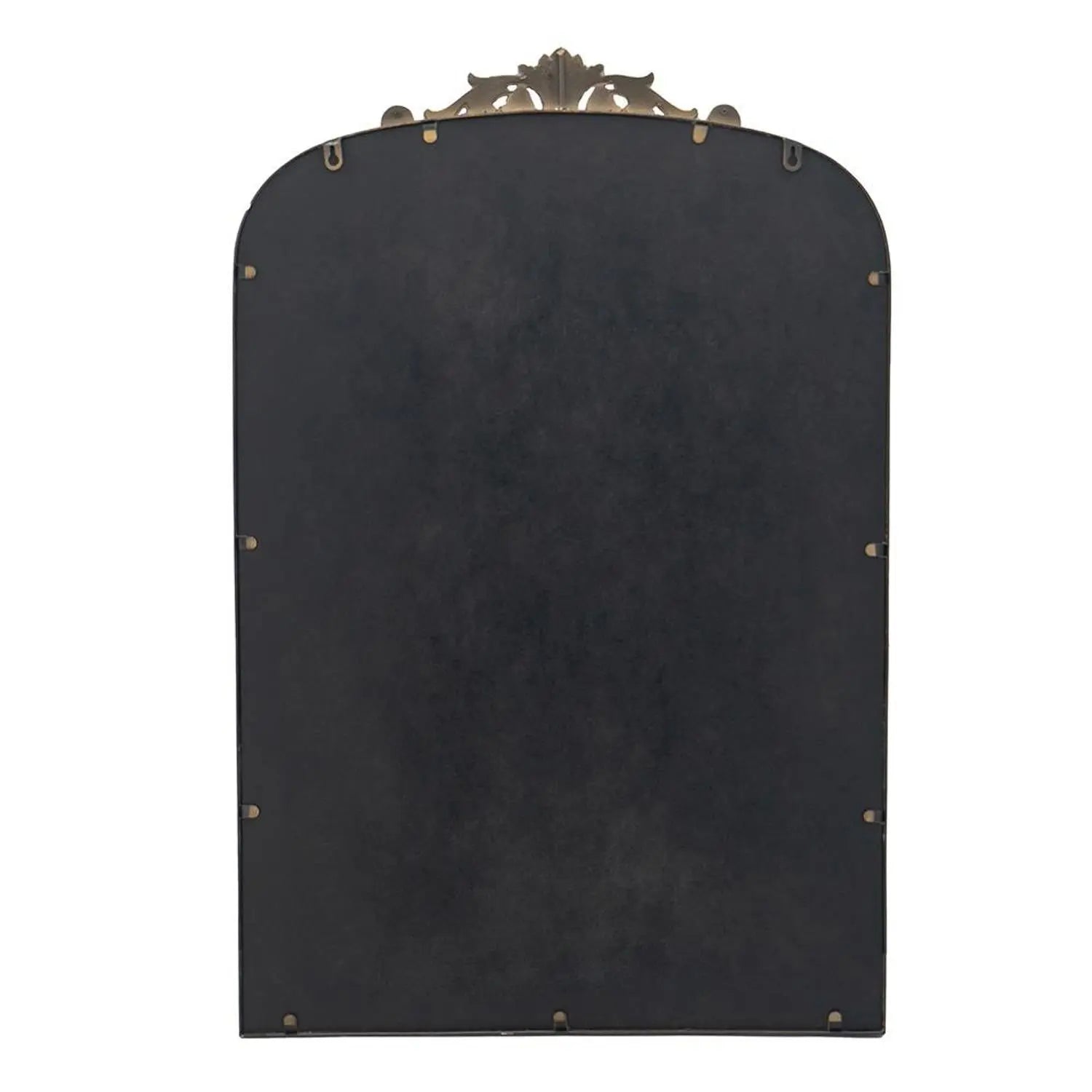 36" Gold Arch Iron Framed Accent Mirror Homeroots Bed & Bath