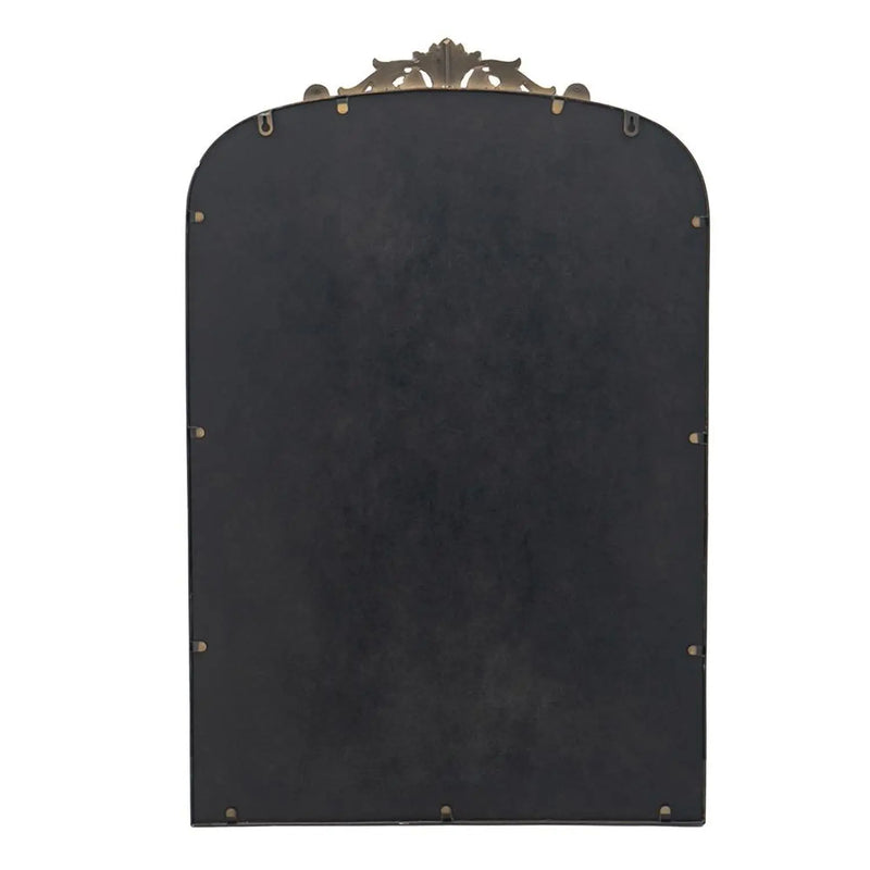 36" Gold Arch Iron Framed Accent Mirror Homeroots Bed & Bath